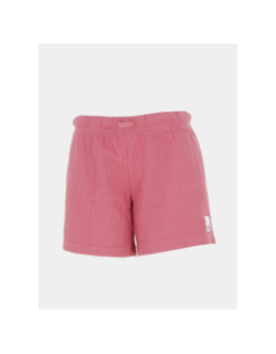 Short côtelé rose fille - Adidas