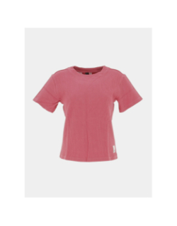 T-shirt cotêlé rose fille - Adidas