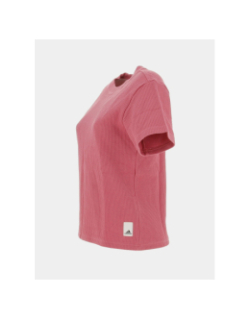 T-shirt cotêlé rose fille - Adidas