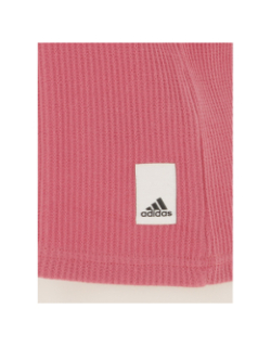 T-shirt cotêlé rose fille - Adidas