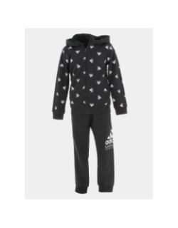 Ensemble de survêtement bluv multi logo noir enfant - Adidas