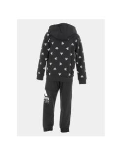 Ensemble de survêtement bluv multi logo noir enfant - Adidas