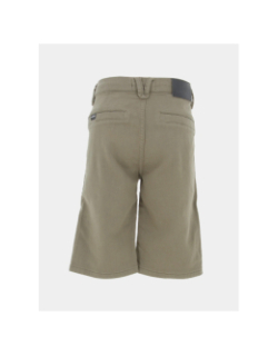 Short chino stretch kiwix kaki garçon - Kaporal