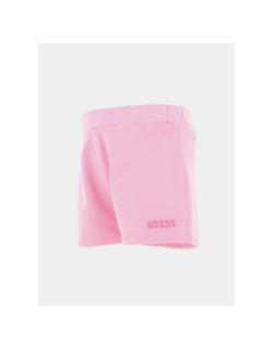 Short active pinky flower rose fille - Guess