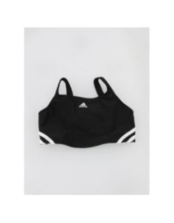 Maillot de bain natation 2 pièces 3s noir fille - Adidas