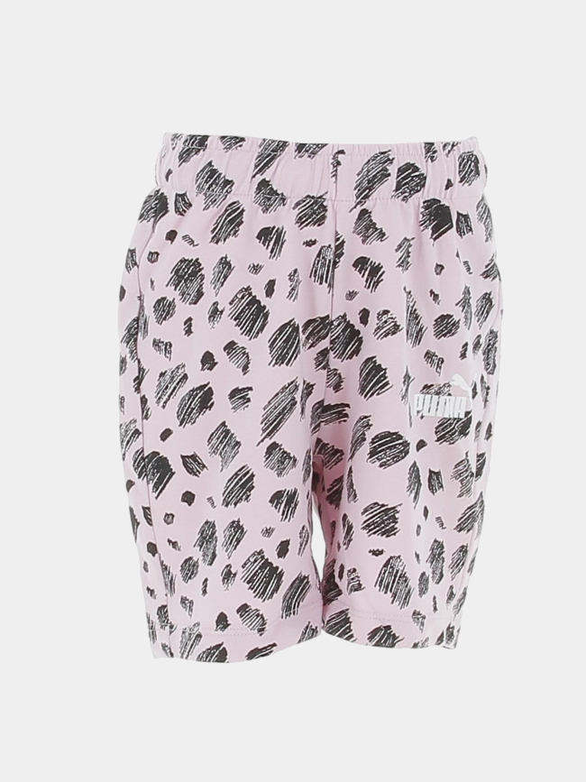 Ensemble short t-shirt animal essential rose enfant - Puma