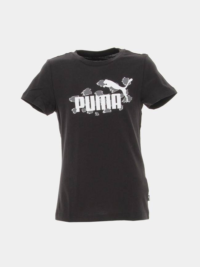 T-shirt essential animal noir fille - Puma