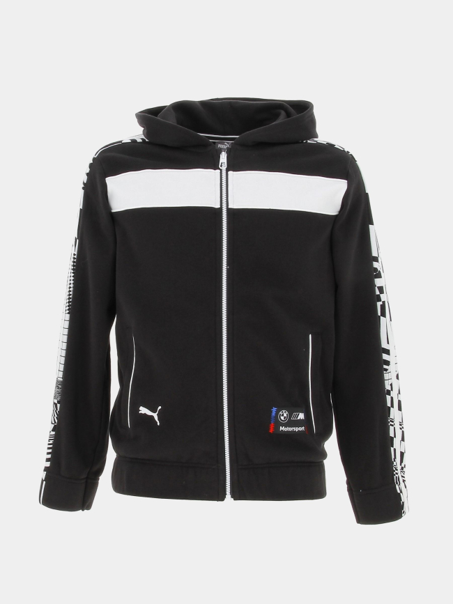 Sweat zippé à capuche bmw motorsport noir garçon - Puma