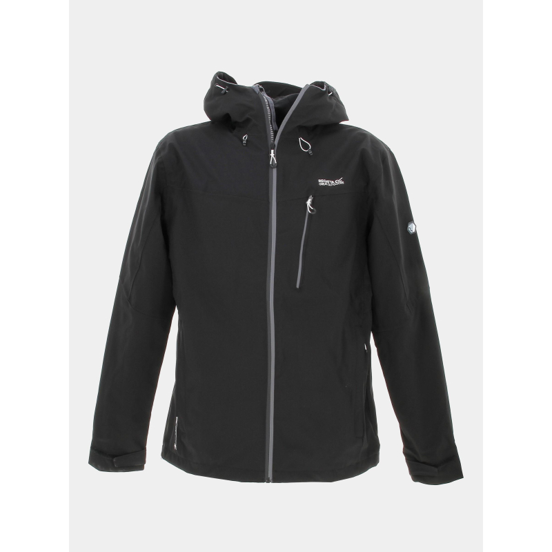 Veste imperméable de randonnée birchdale noir homme - Regatta