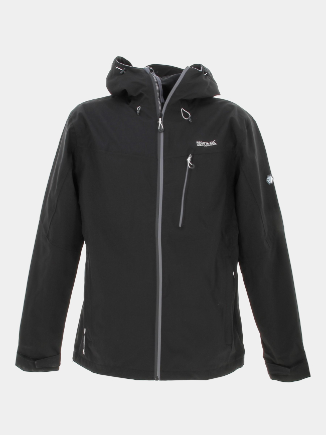 Veste imperméable de randonnée birchdale noir homme - Regatta