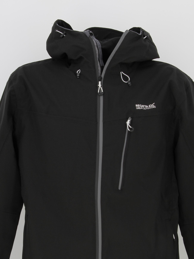 Veste imperméable de randonnée birchdale noir homme - Regatta