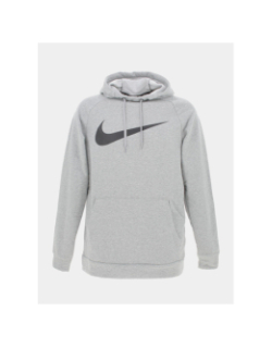 Sweat à capuche swoosh gris chiné homme - Nike