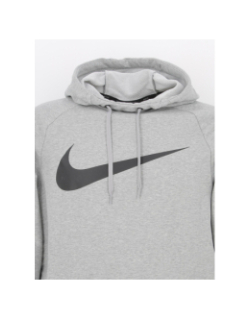 Sweat à capuche swoosh gris chiné homme - Nike