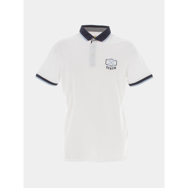 Polo pique nachem blanc homme - Oxbow