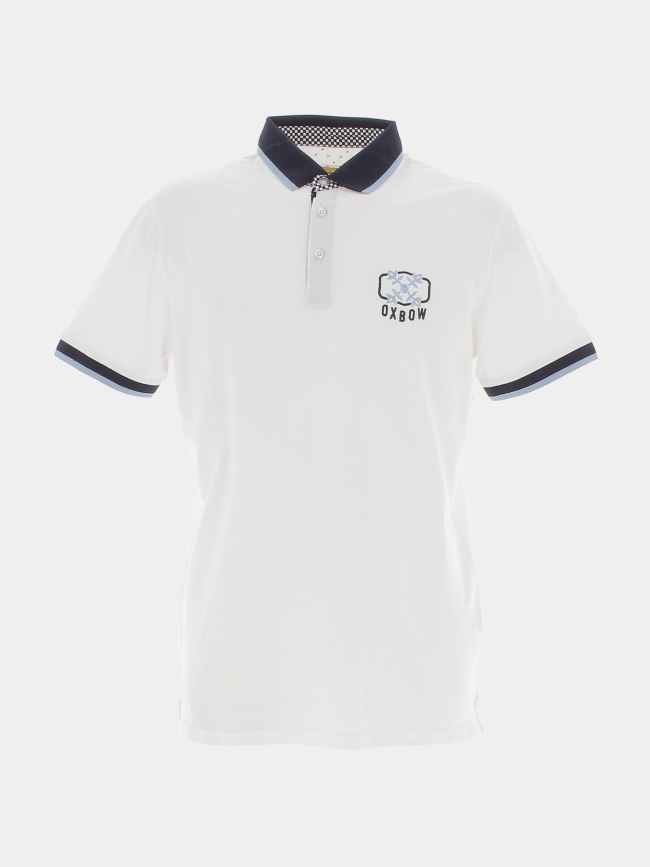 Polo pique nachem blanc homme - Oxbow