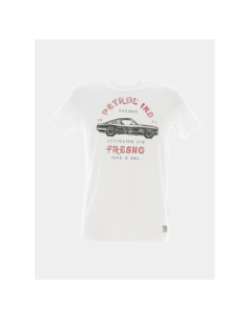 T-shirt voiture fresno blanc garçon - Petrol Industries