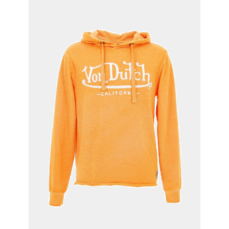 Sweat à capuche california orange homme - Von Dutch