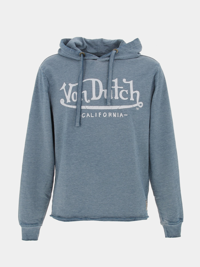 Sweat à capuche california bleu homme - Von Dutch