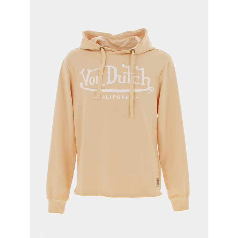 Sweat à capuche california jaune homme - Von Dutch