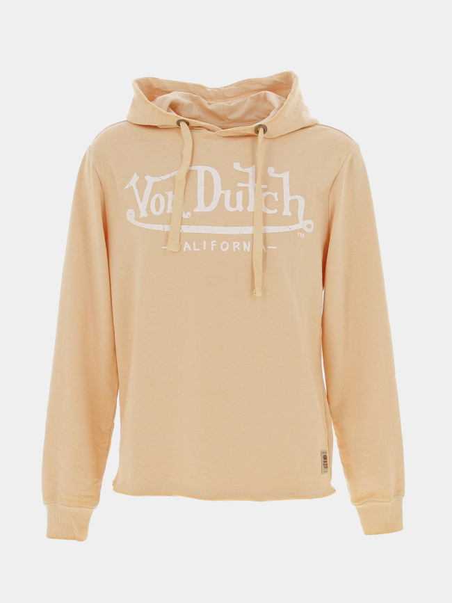 Sweat à capuche california jaune homme - Von Dutch