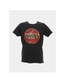 T-shirt regular legendary motorcycle noir homme - Von Dutch