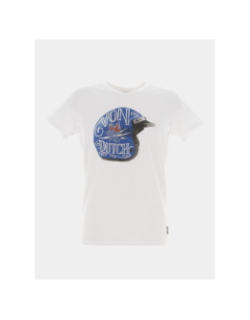 T-shirt regular casque moto blanc homme - Von Dutch