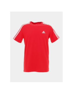 T-shirt 3 stripes rouge homme - Adidas