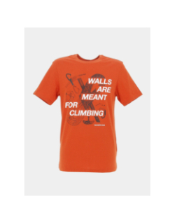 T-shirt outdoor graphic orange homme - The North Face