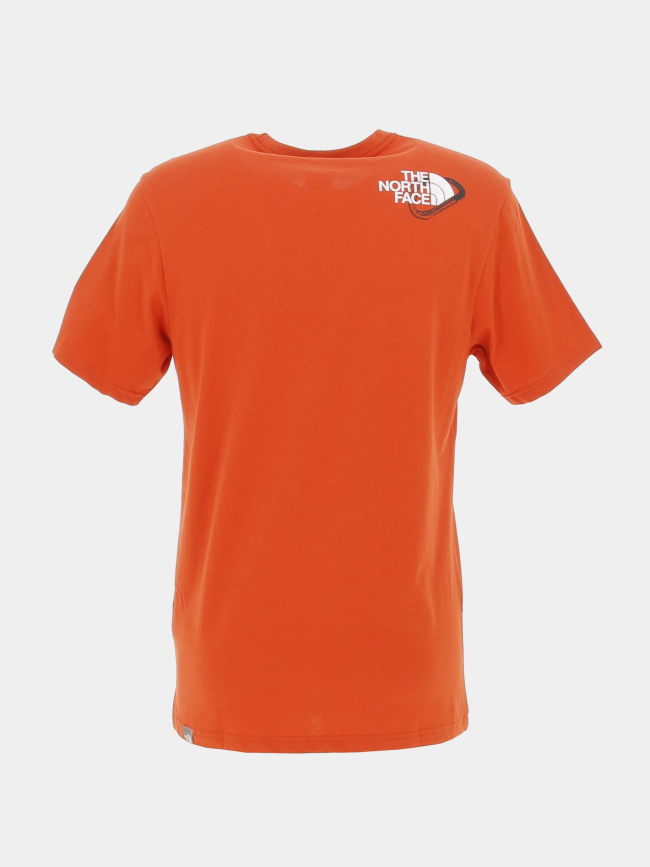 T-shirt outdoor graphic orange homme - The North Face