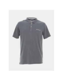 Polo nelson point gris anthracite homme - Columbia