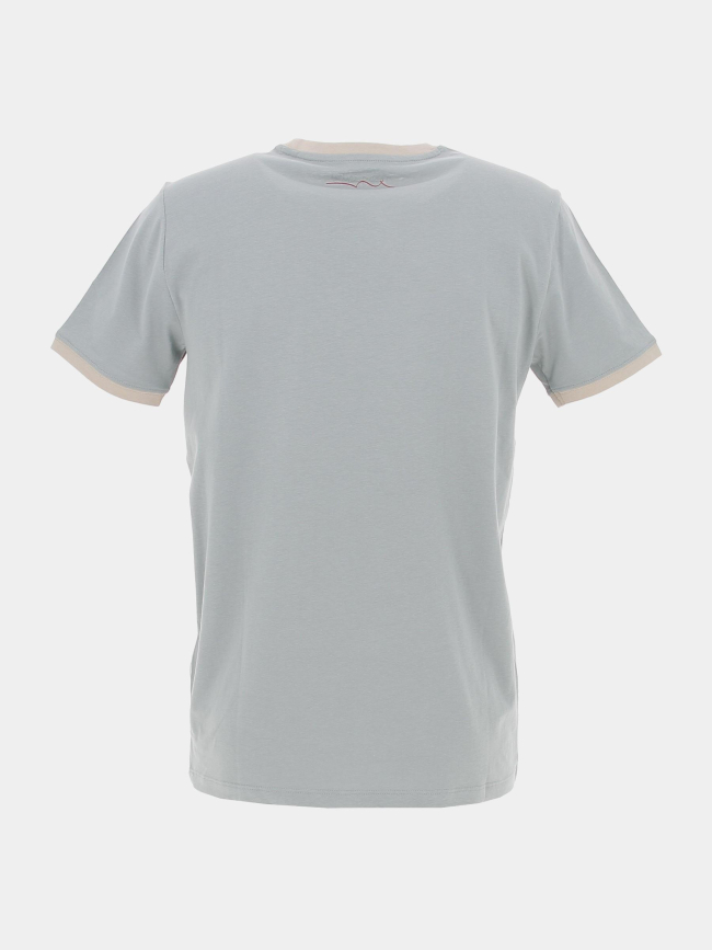 T-shirt logo the tee beige bleu homme - Teddy Smith