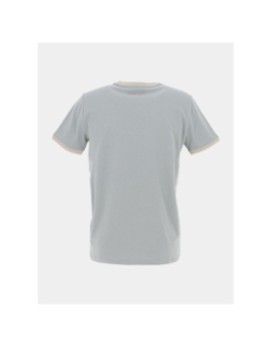 T-shirt logo the tee beige bleu homme - Teddy Smith