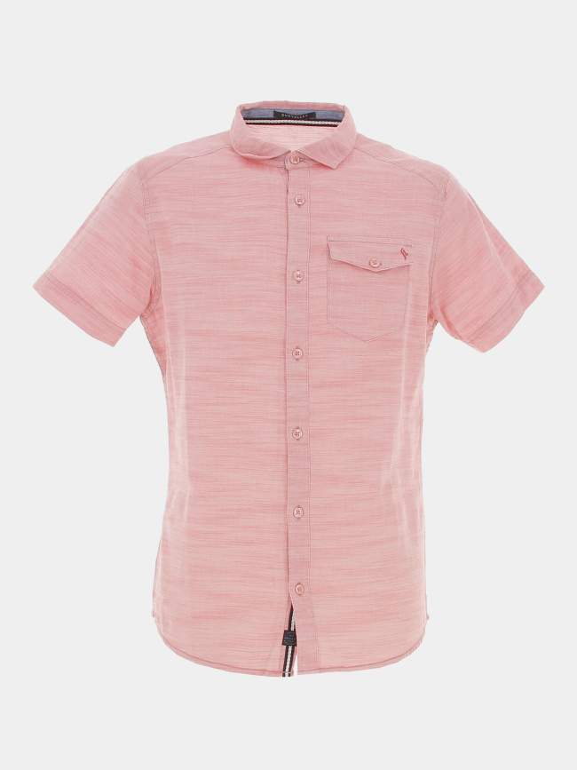 Chemise manches courtes selkir rose homme - Sun Valley