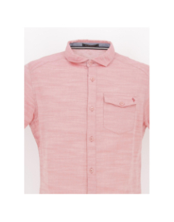 Chemise manches courtes selkir rose homme - Sun Valley