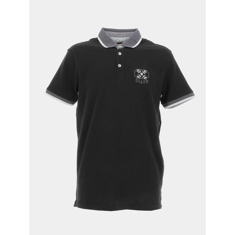 Polo pique ponachem noir homme - Oxbow