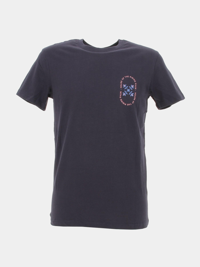 T-shirt dos graphique tesman noir homme - Oxbow