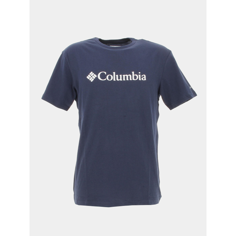 T-shirt csc basic logo bleu marine homme - Columbia