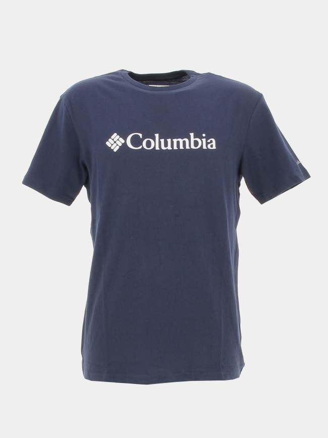 T-shirt csc basic logo bleu marine homme - Columbia