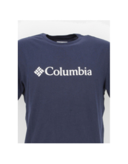 T-shirt csc basic logo bleu marine homme - Columbia