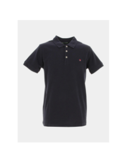 Polo uni gesbio bleu marine homme - Benson & Cherry