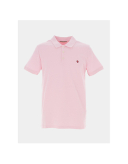 Polo uni gesbio rose homme - Benson & Cherry