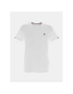 T-shirt tricolore trouve blanc homme - Benson & Cherry