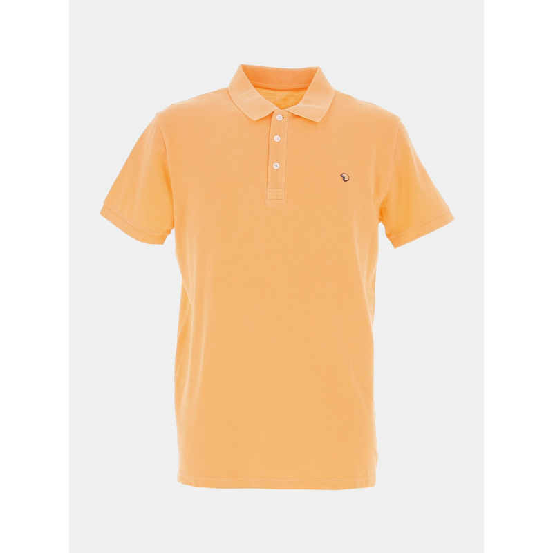 Polo giovan signature orange homme - Benson & Cherry