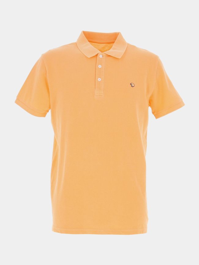 Polo giovan signature orange homme - Benson & Cherry