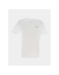 T-shirt csc basic logo blanc homme - Columbia