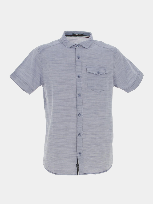 Chemise manches courtes selkir bleu homme - Sun Valley