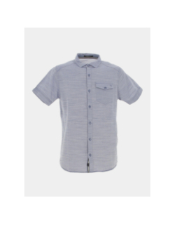 Chemise manches courtes selkir bleu homme - Sun Valley