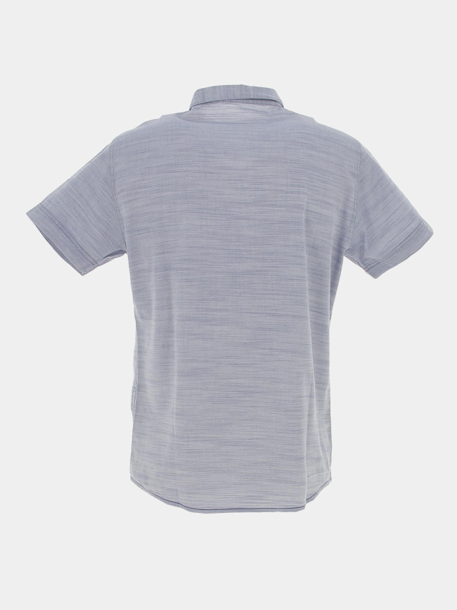 Chemise manches courtes selkir bleu homme - Sun Valley