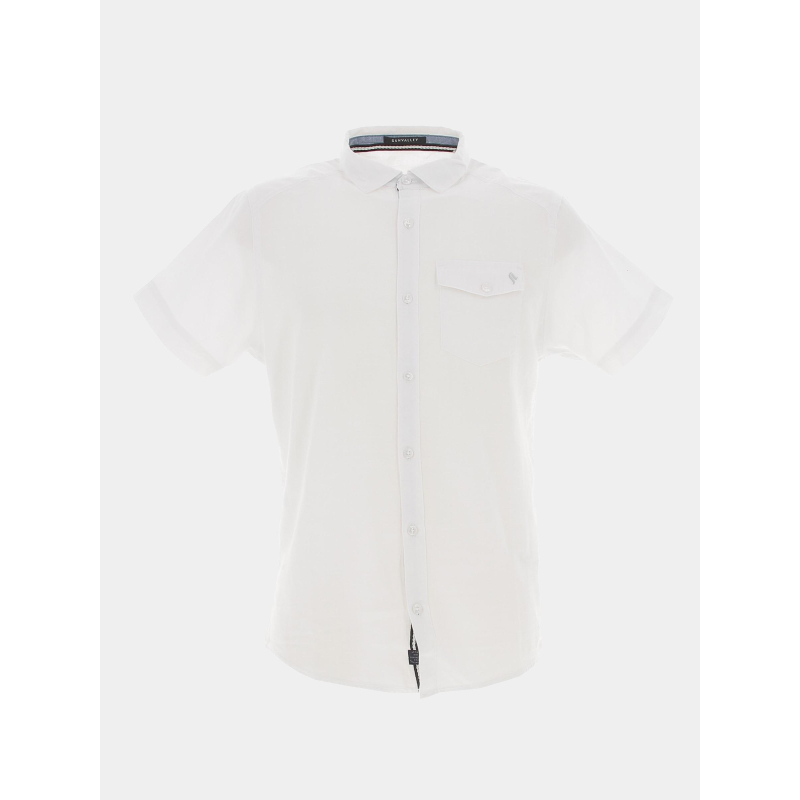 Chemise manches courtes selkir blanc homme - Sun Valley