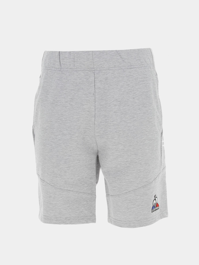 Short jogging essential regular gris chiné homme - Le Coq Sportif